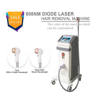 12X12mm 808nm Diode Laser Hair Removal Wanita Rambut Wajah Penghilang Permanen