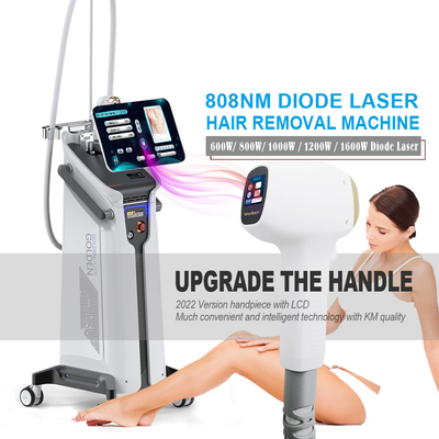 60Hz 400ms 808 Diode Laser Hair Removal Machine Portabel 12 × 12mm