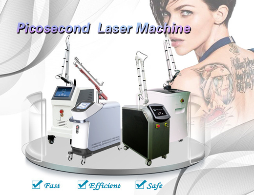 755nm 450ps Picosecond Laser Machine Penghapusan Tato Q Switched Nd Yag