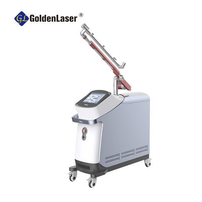 Q Beralih Mesin Laser Picosecond 600mj / Cm2 Tattoo Removal Machine