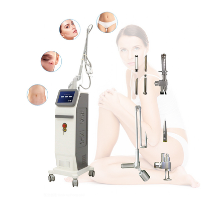 CO2 Mesin Laser Fraksi Skin Resurfacing 40W Ultra Pulse CW Removal Light Mole Aluminium Case