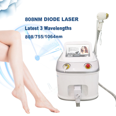 Portable 808nm Diode Laser Hair Removal Machine Full Body Permanen Hair Removal