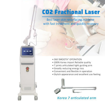 10600nm Medis CE  Co2 Mesin Laser Pecahan Untuk Salon Klinik