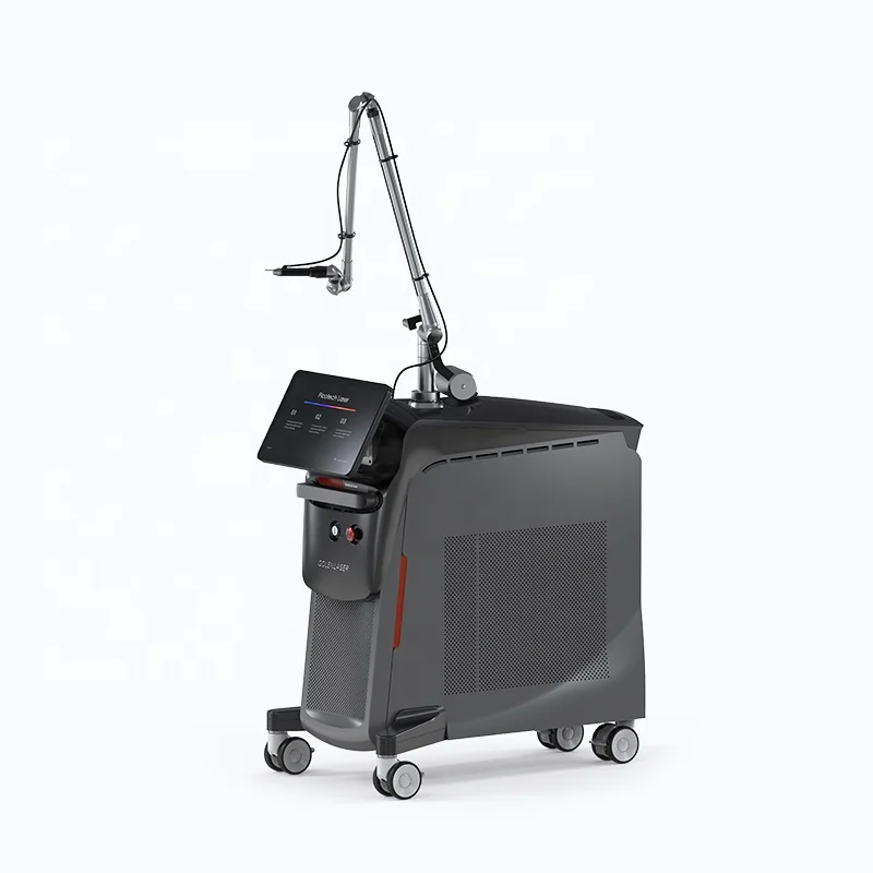 25kg Max 2mm-10mm picosecond laser tattoo removal machine Dengan panjang gelombang 532nm\\1064nm\\755nm